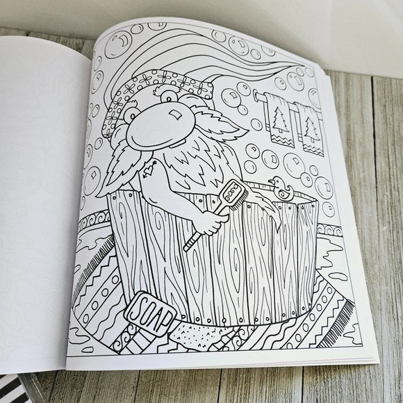 Zendoodle Colorscapes Gnomes at Home & Studio C 15 Colored Gel Pens Set - Picture 14 of 16